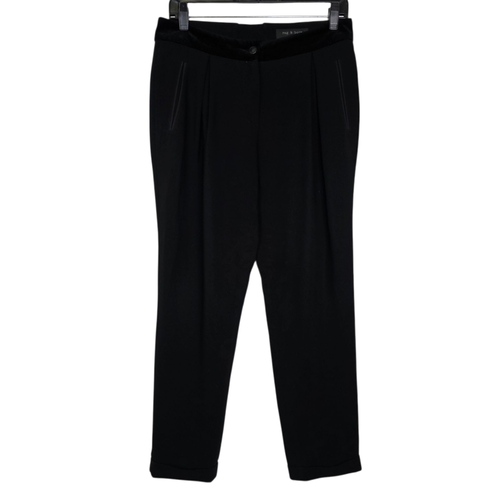 Rag & bone Casual pants with velvet contrast